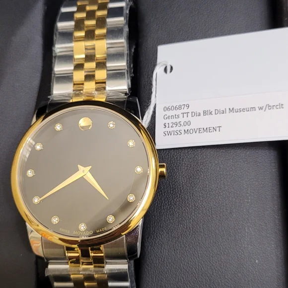 Movado Watch Mens Diamonds... NEW!!! - Picture 12 of 12